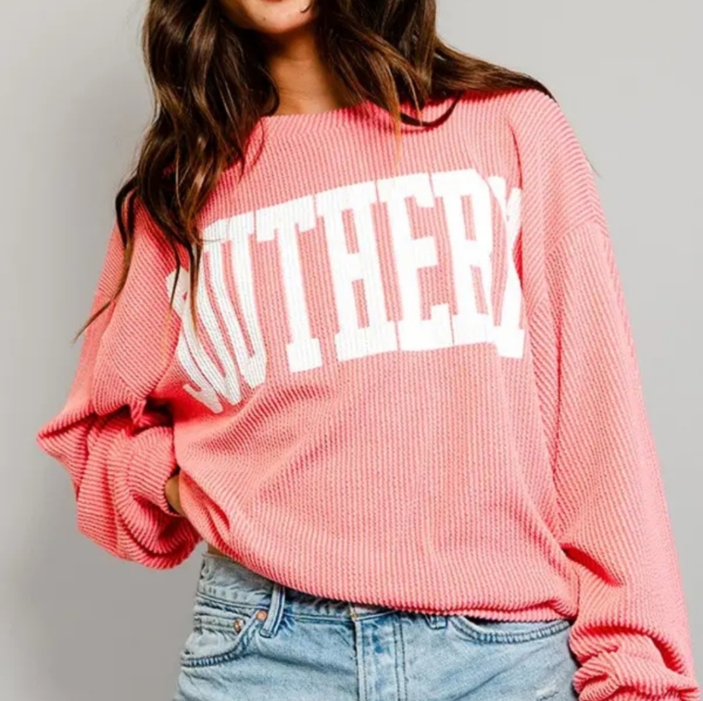Southern Comfy Oversize Graphic Sweatshirt